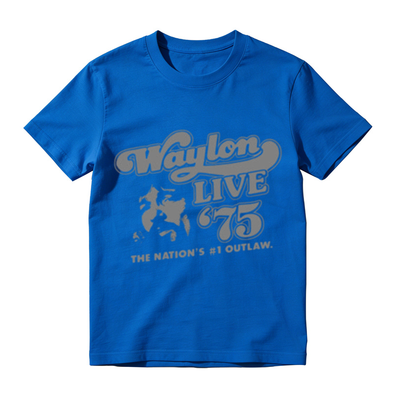 1975 Live Outlaw Country Vintage Graphic Tee