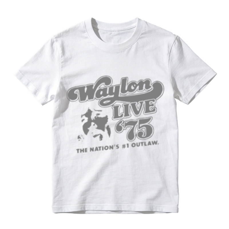 1975 Live Outlaw Country Vintage Graphic Tee