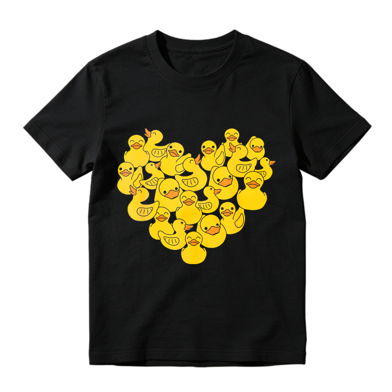 Duck Heart Pattern Unisex Classic T-shirt