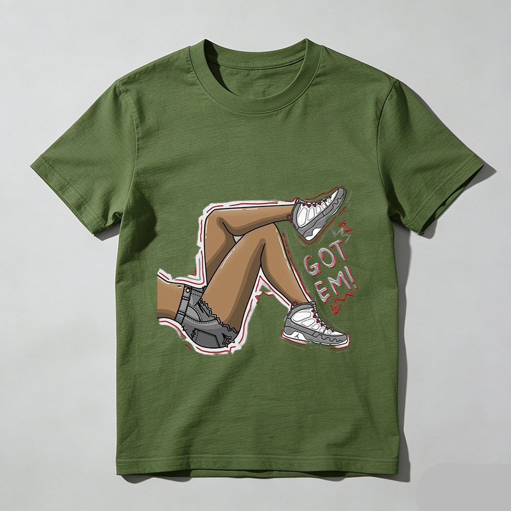 Got Em Legs Unisex Tops - Air Jordan 9 Fire Red