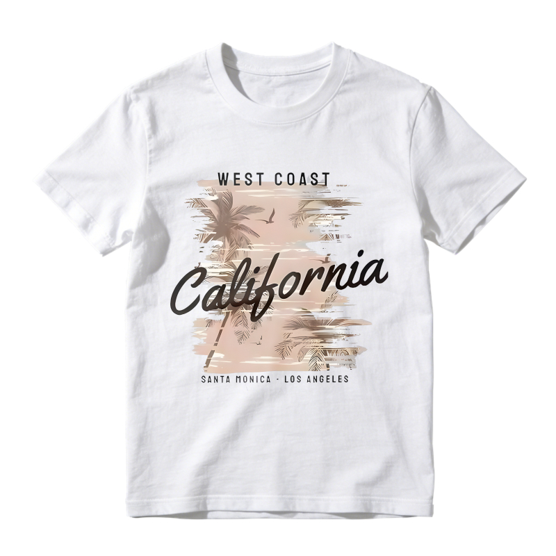 West Coast California Palm Tree Design Unisex Classic T-shirt