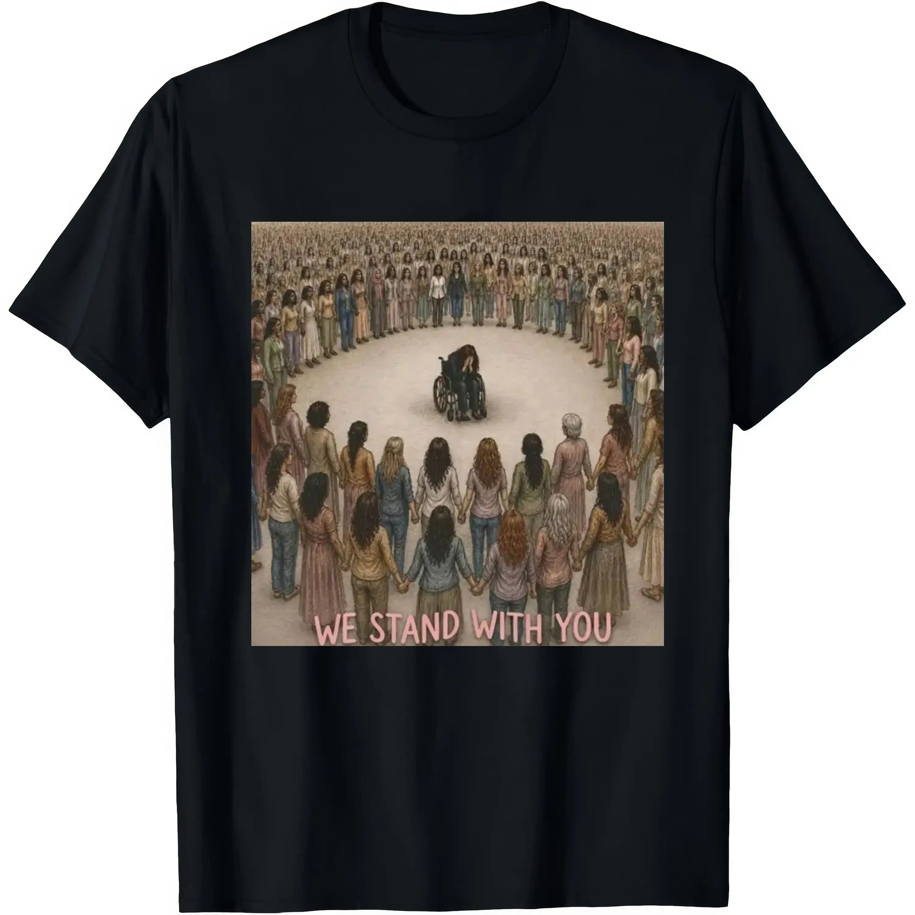 We Stand With You Mother’s Support Tee – Trendy Top and Meaningful Gift