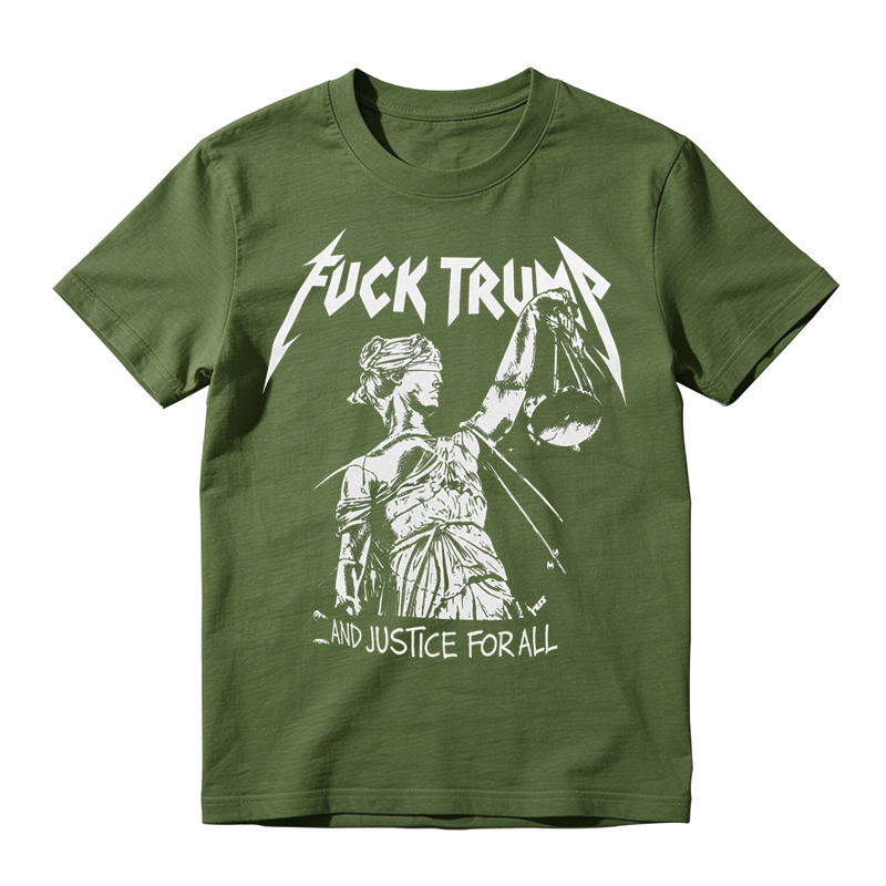 Make a bold statement with this striking protest-inspired graphic tee