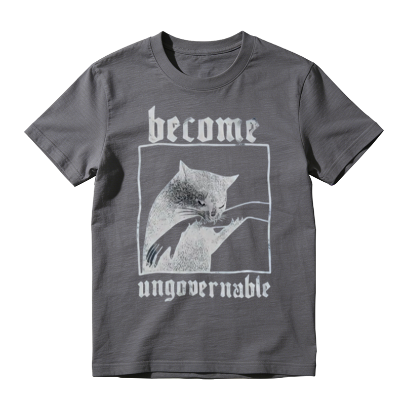 Become Ungovernable Black Cat T-Shirt
