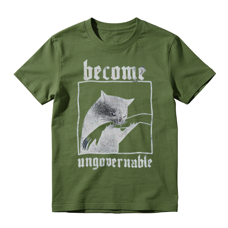 Become Ungovernable Black Cat T-Shirt