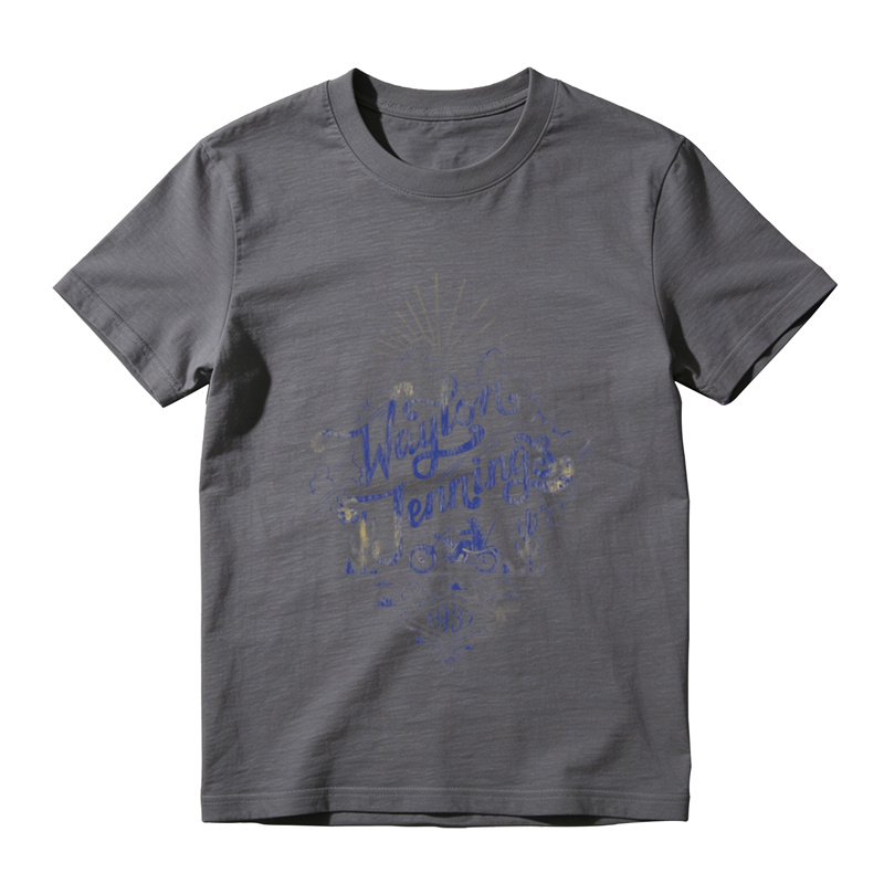 Classic Vintage Wild West Desert Rider Black Printed T-shirt