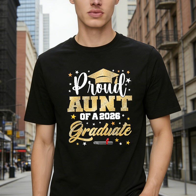 Proud Aunt Of A 2026 Graduate Unisex Classic T-shirt