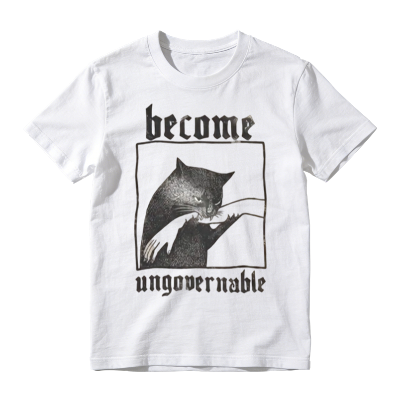 Become Ungovernable Black Cat T-Shirt