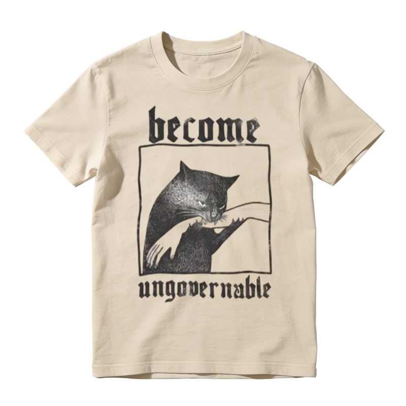 Become Ungovernable Black Cat T-Shirt