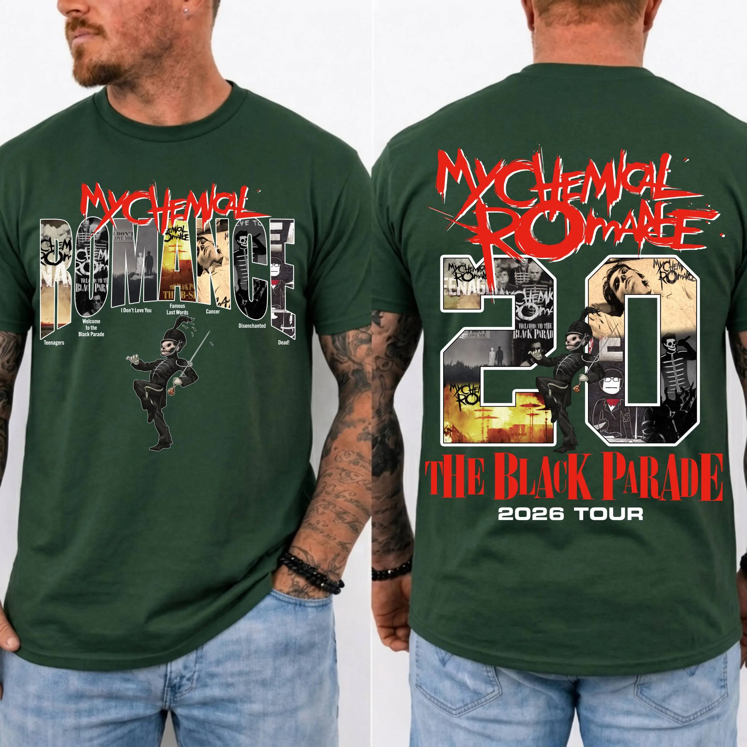 MCR Retro Rock Band Graphic Tee