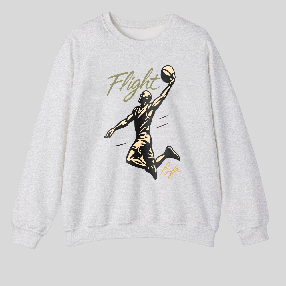 Flight Basketball Player Jumping Dunk tshirt 100% cotton