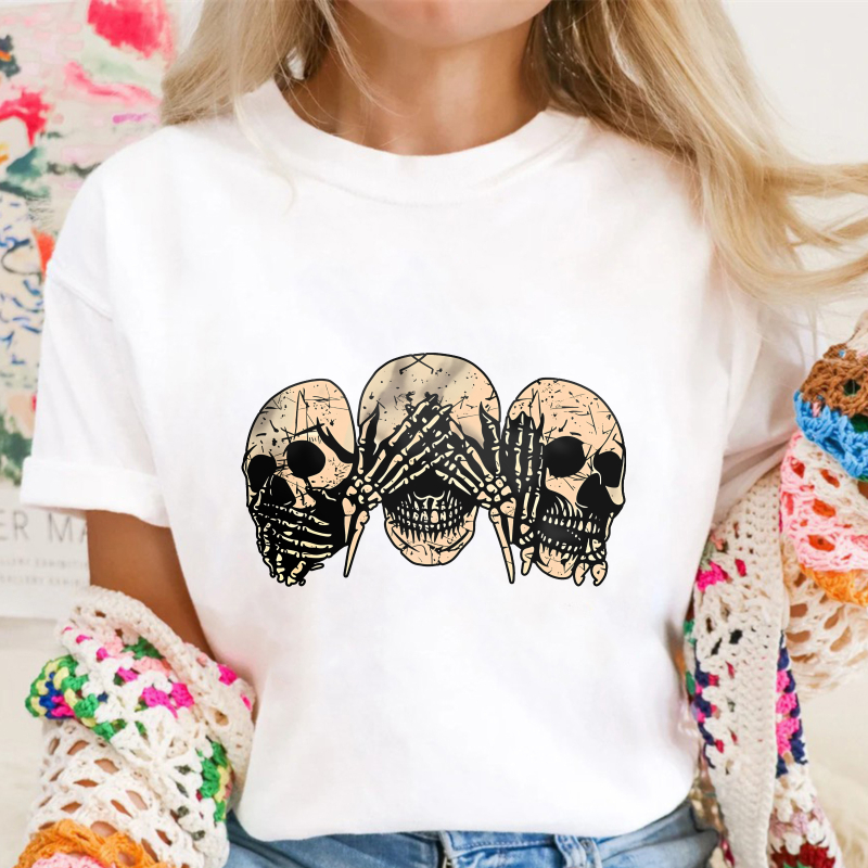 Skull And Crossbones Pattern Unisex Classic T-shirt