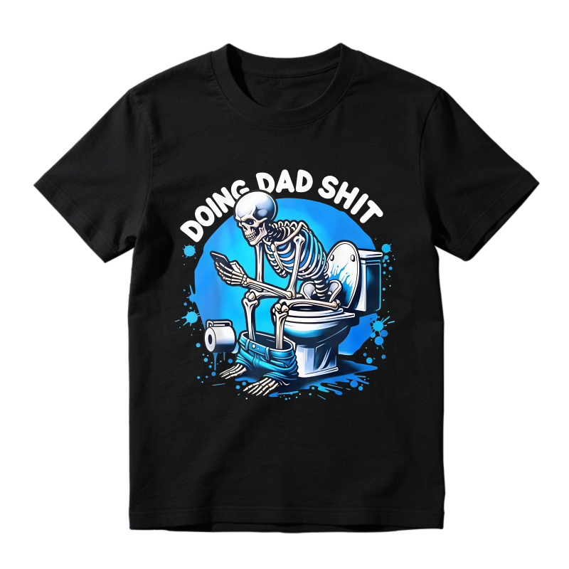 Skeleton Doing Dad Shit Unisex Classic T-shirt