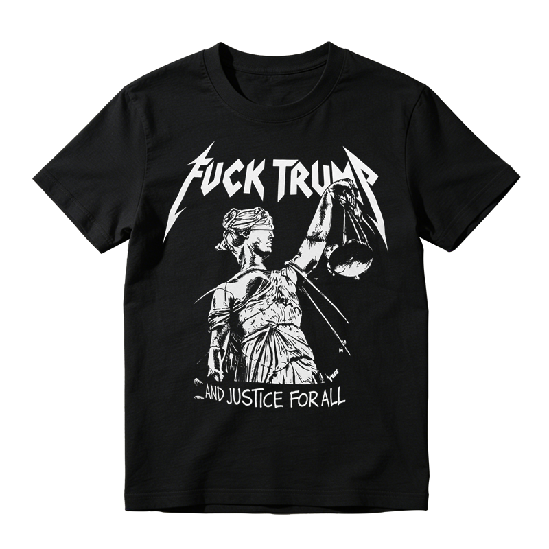 Make a bold statement with this striking protest-inspired graphic tee