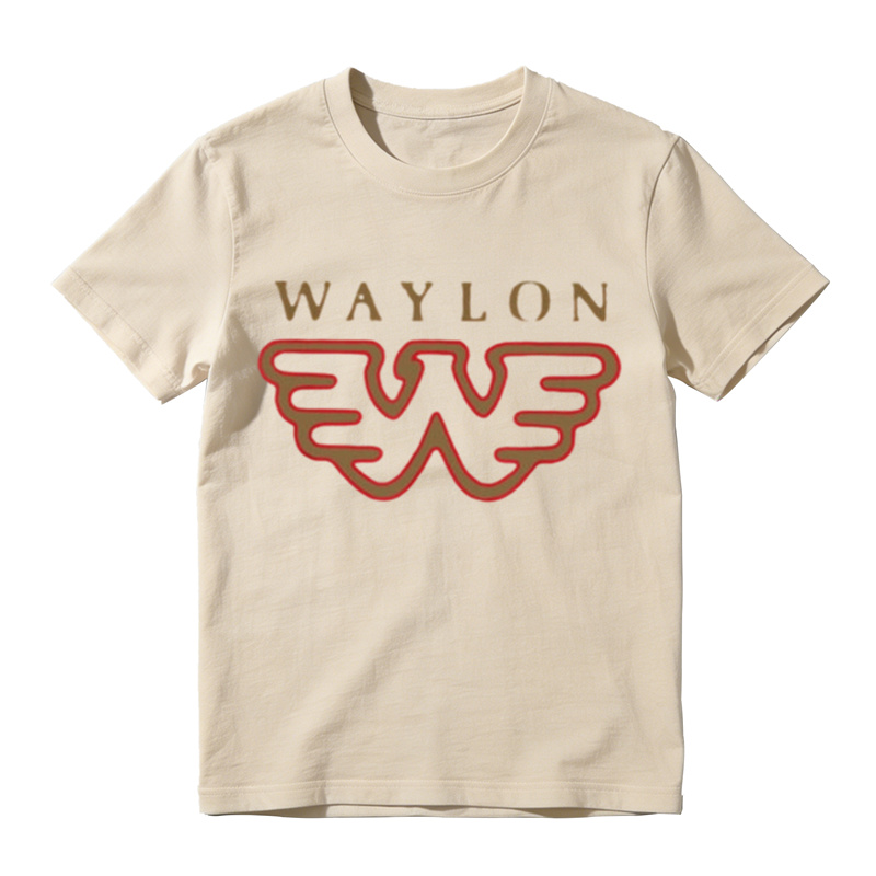 Western Simple Wing Symbol Print T-Shirt