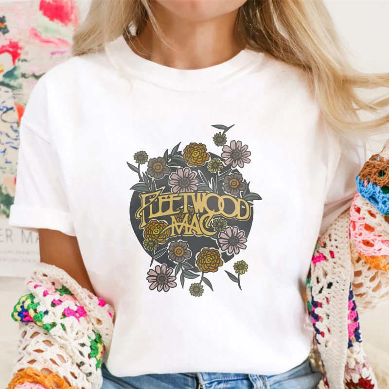 Fleetwood Mac Floral Design Unisex Classic T-shirt