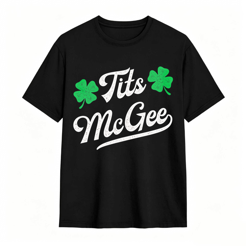 Tits Mcgee Shamrock Design Unisex Classic T-shirt