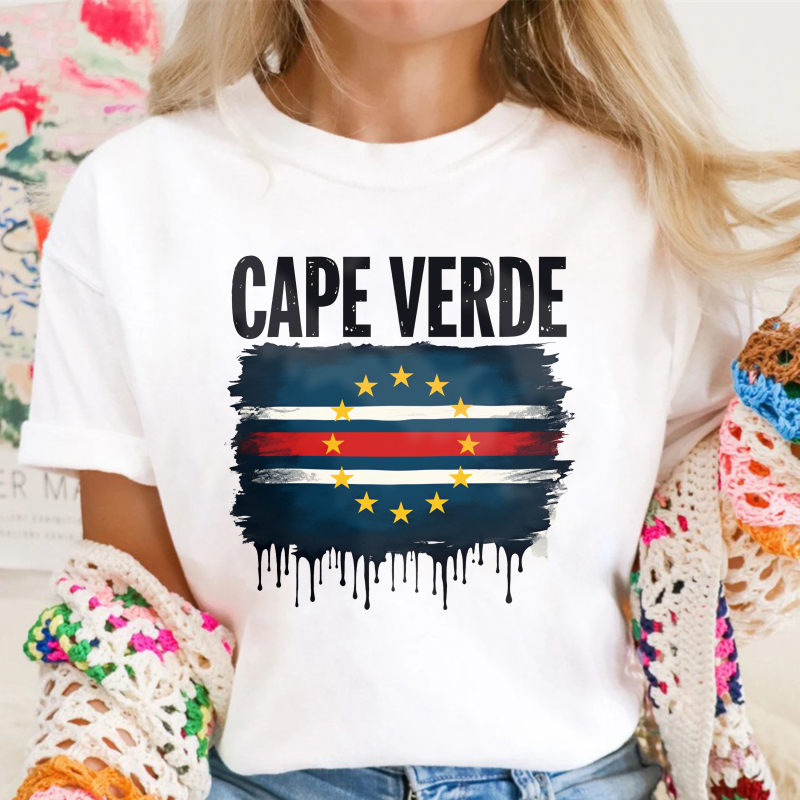 Cape Verde Flag Design Unisex Classic T-shirt