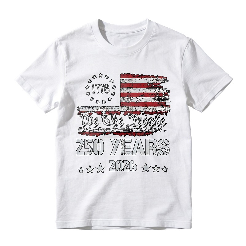 American Flag 1776 We The People 250 Years 2026 Unisex Classic T-shirt