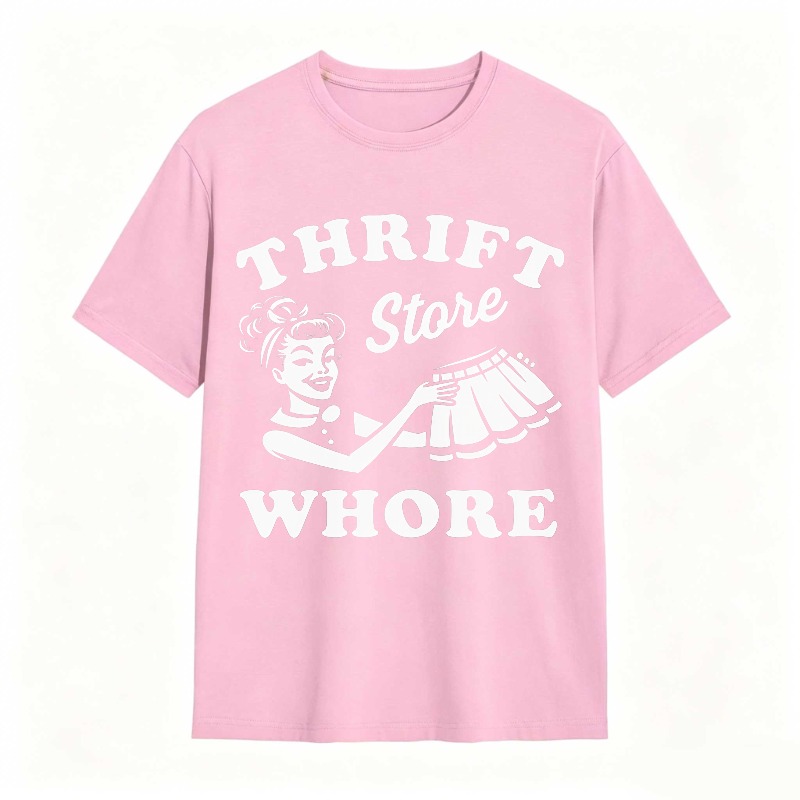 Thrift Store Whore Vintage Pinup Girl Design Unisex Classic T-shirt