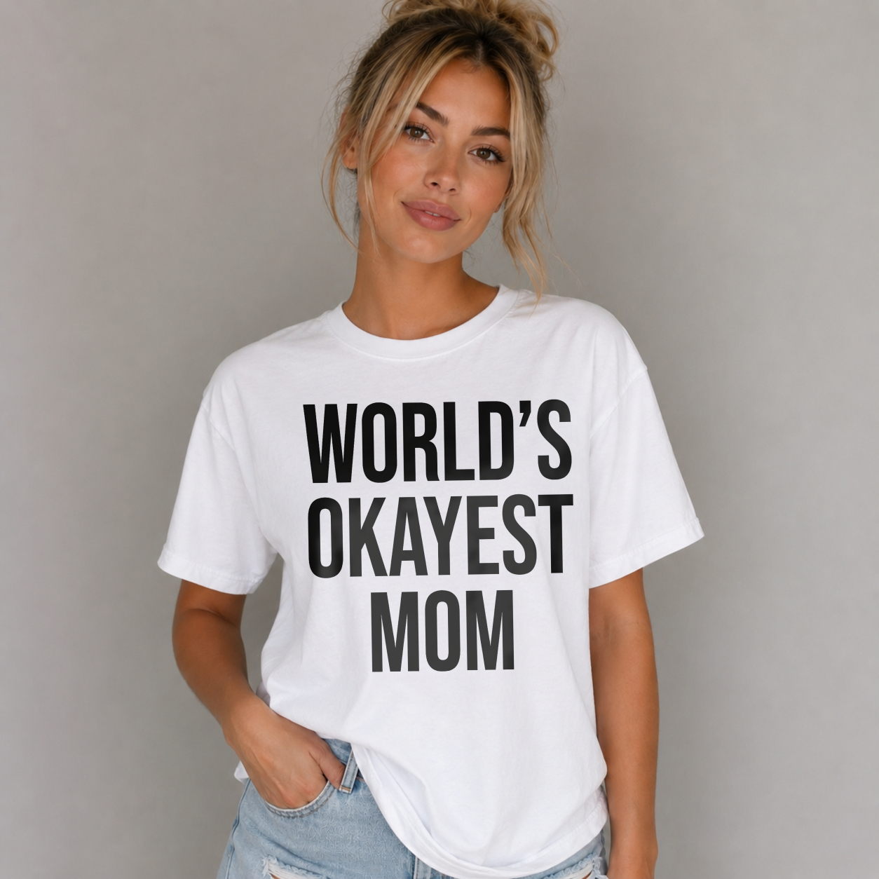 Worlds Okayest Mom Unisex Classic T-shirt