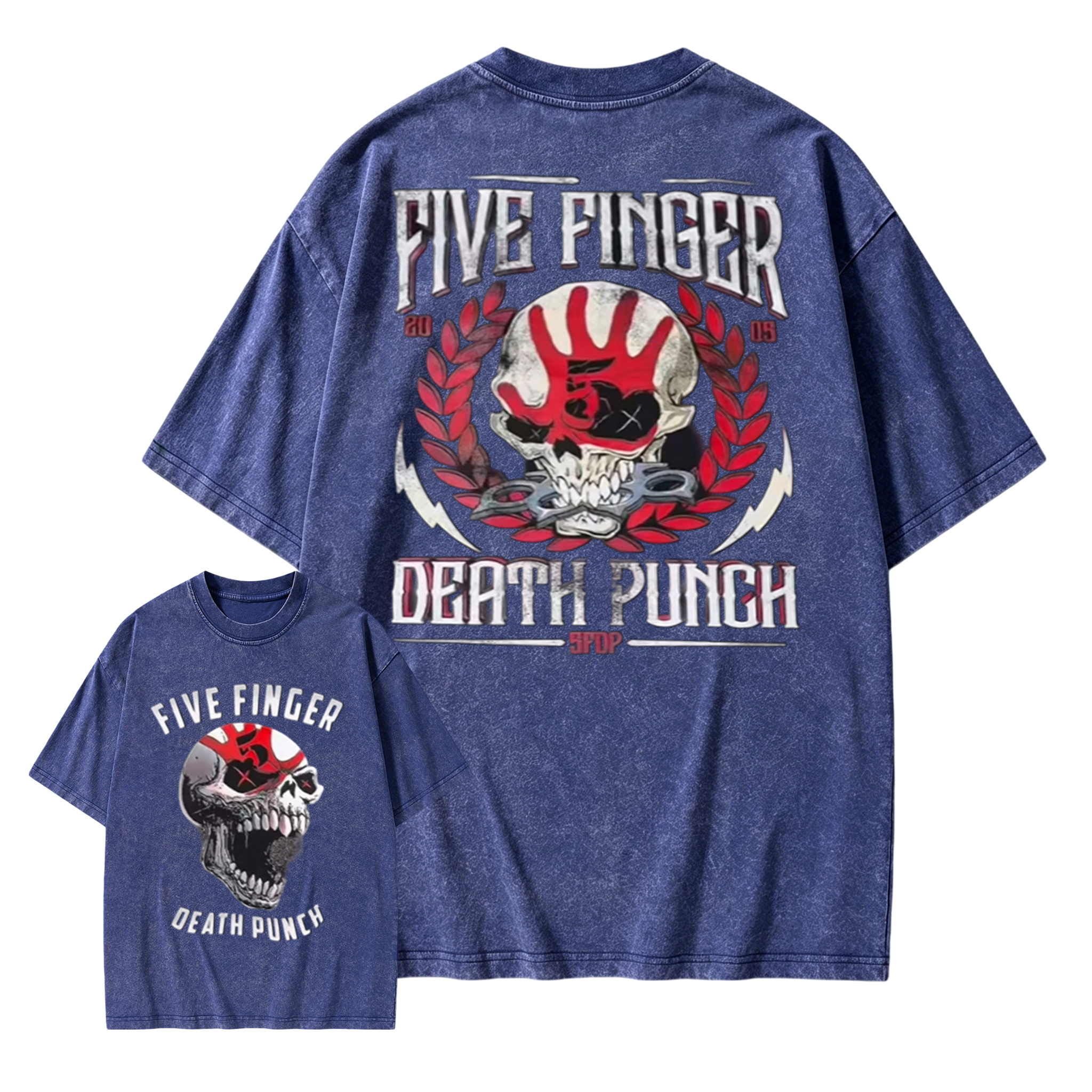 Five Finger Death Punch Skull Graphic T-Shirt