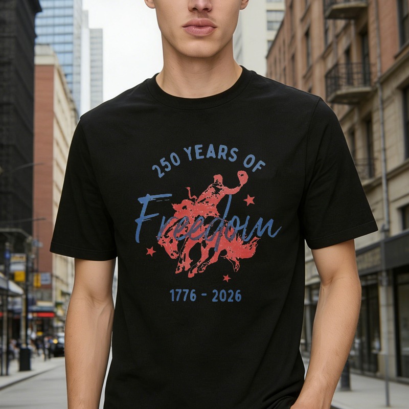 250 Years Of Freedom 1776 2026 American Independence Celebration Unisex Classic T-shirt