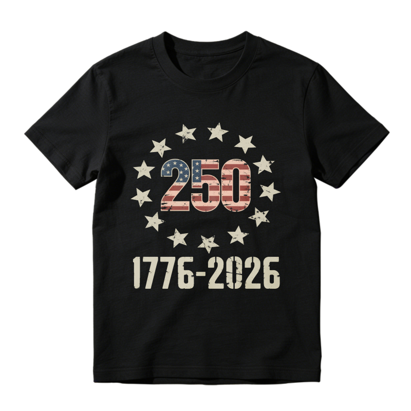 250th Anniversary 1776 2026 Stars Unisex Classic T-shirt