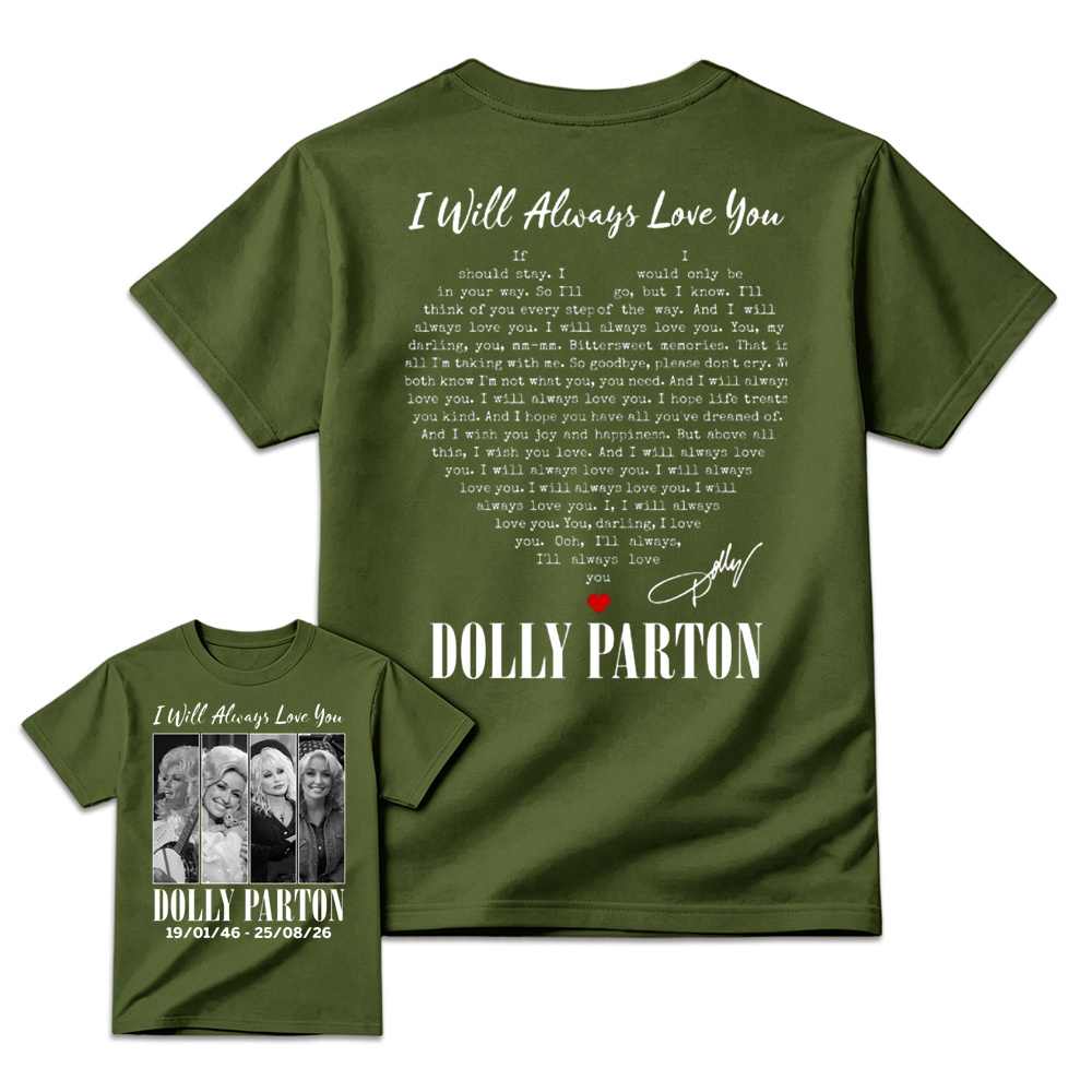  I Will Always Love You T-Shirt, Country Music Legend Graphic Tee, Unisex Fan Gift