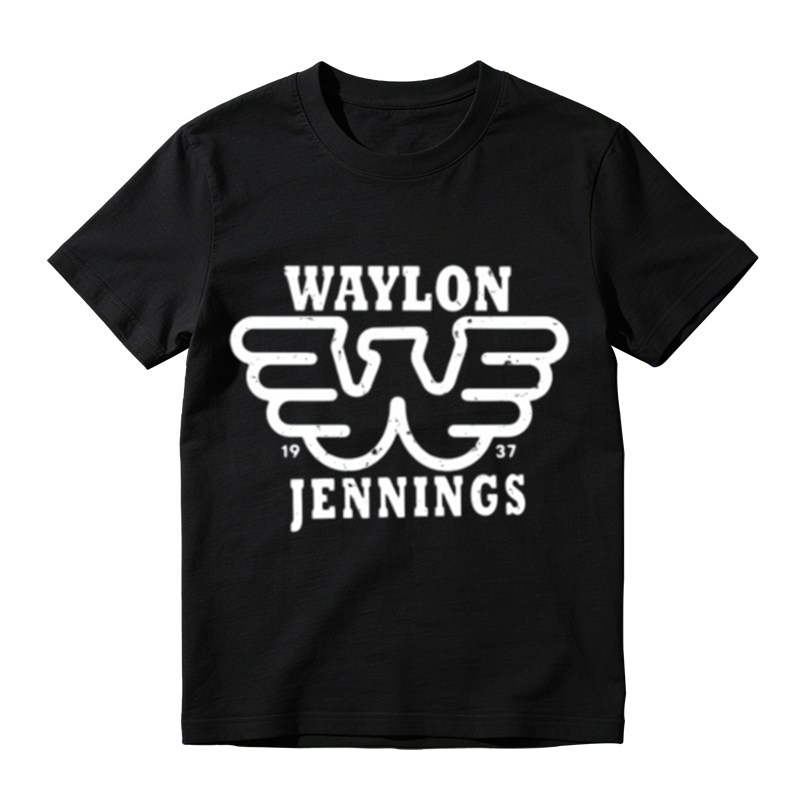 Distressed Double Layer Wing W Symbol Year Letter Print Casual T-shirt