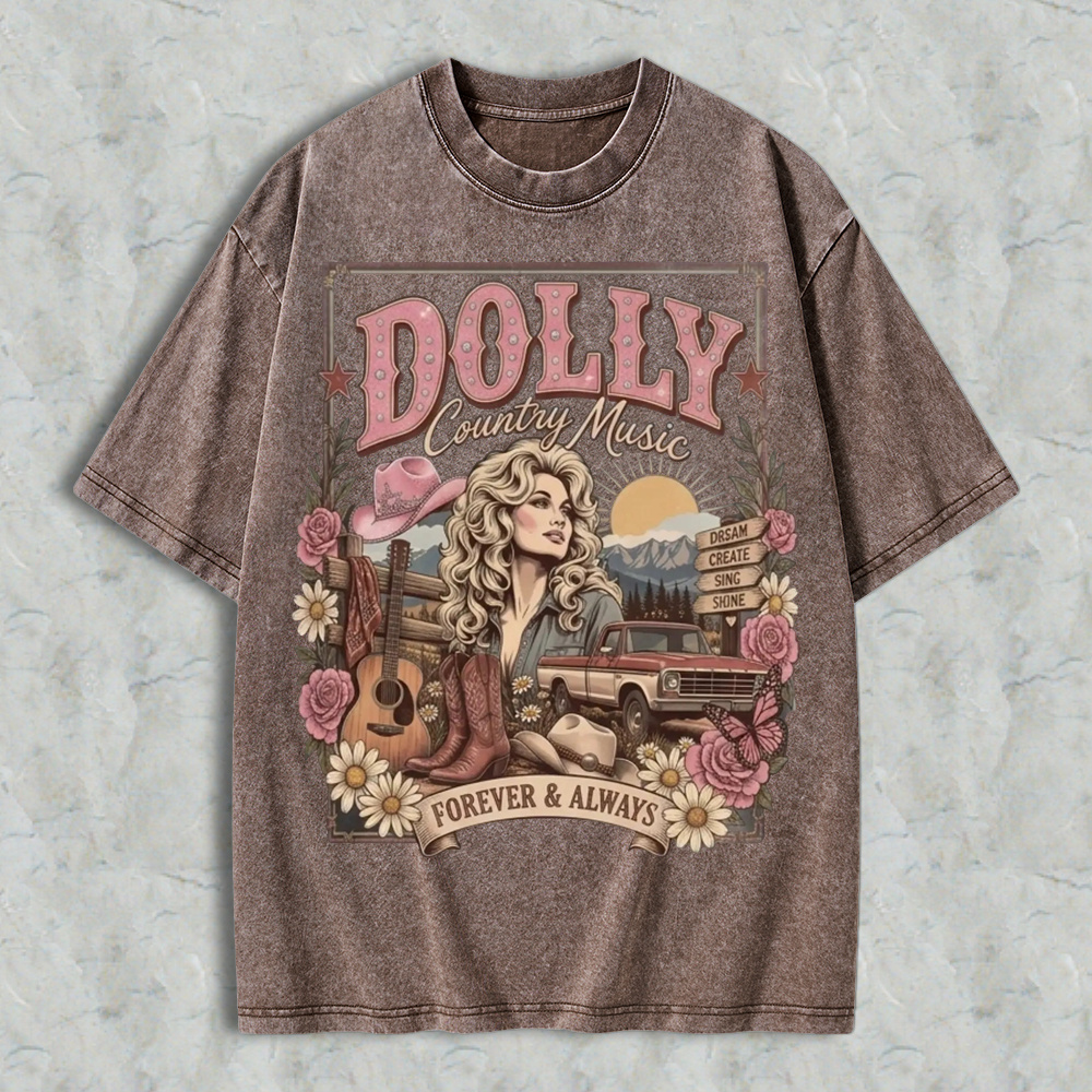 Vintage  T-Shirt 80s Country Music Tee, Classic Western Cowgirl Shirt, Women Short Sleeve