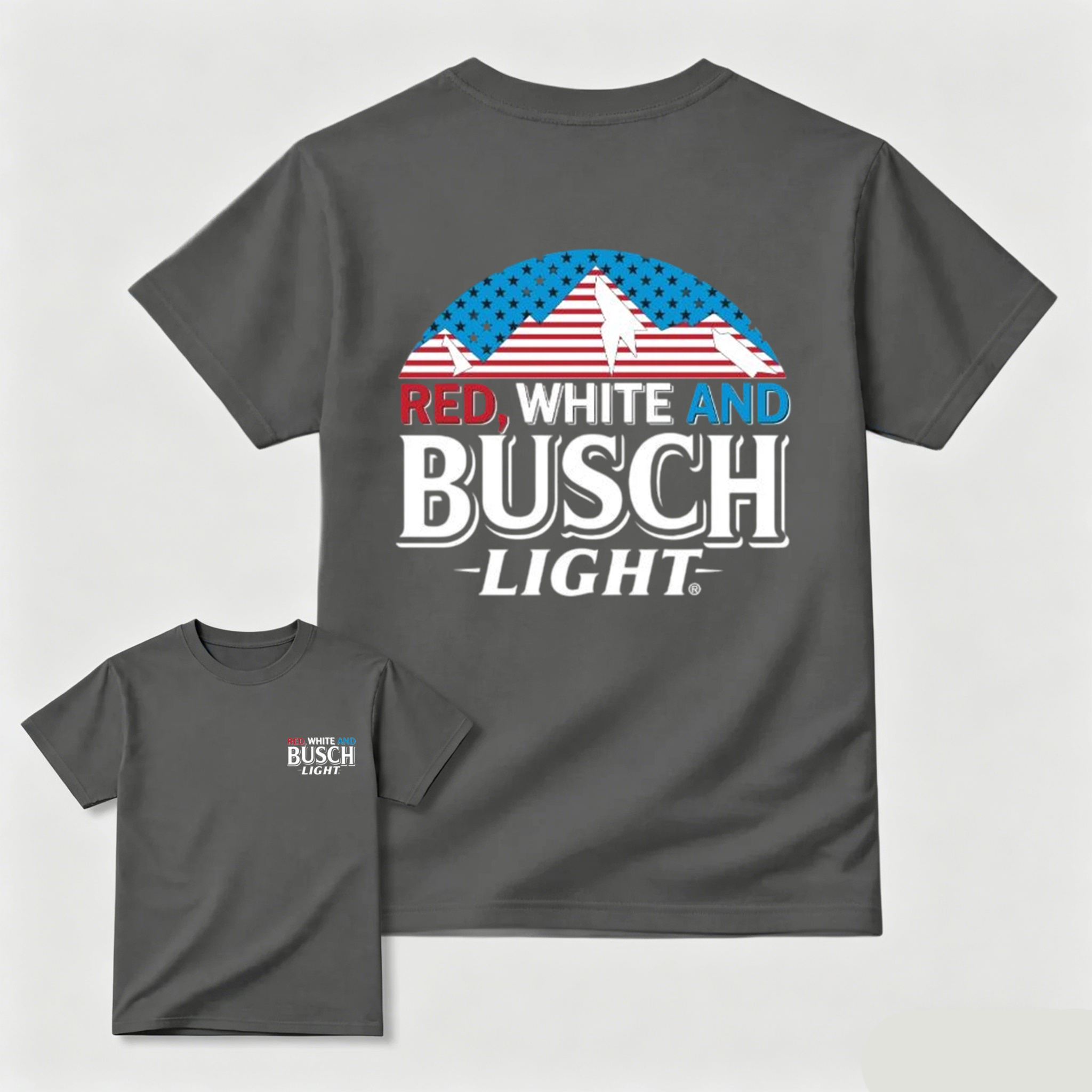 Red White and Busch Light T-Shirt for Men Women