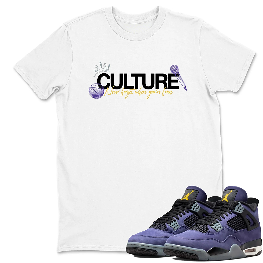Culture TEEWAVO Sneaker Tees - Air Jordan 4 Lakeshow