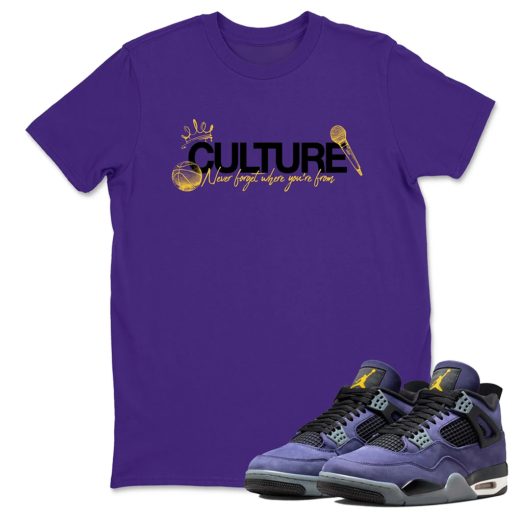 Culture TEEWAVO Sneaker Tees - Air Jordan 4 Lakeshow