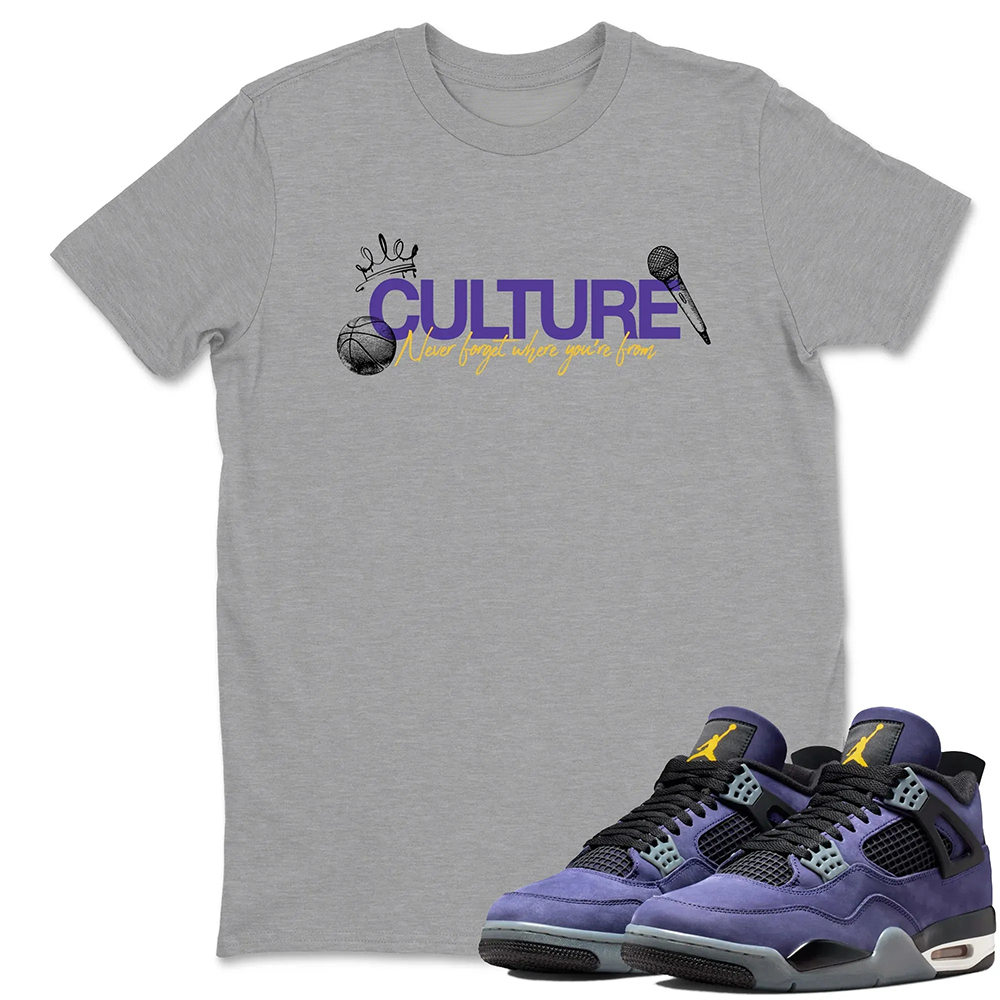 Culture TEEWAVO Sneaker Tees - Air Jordan 4 Lakeshow