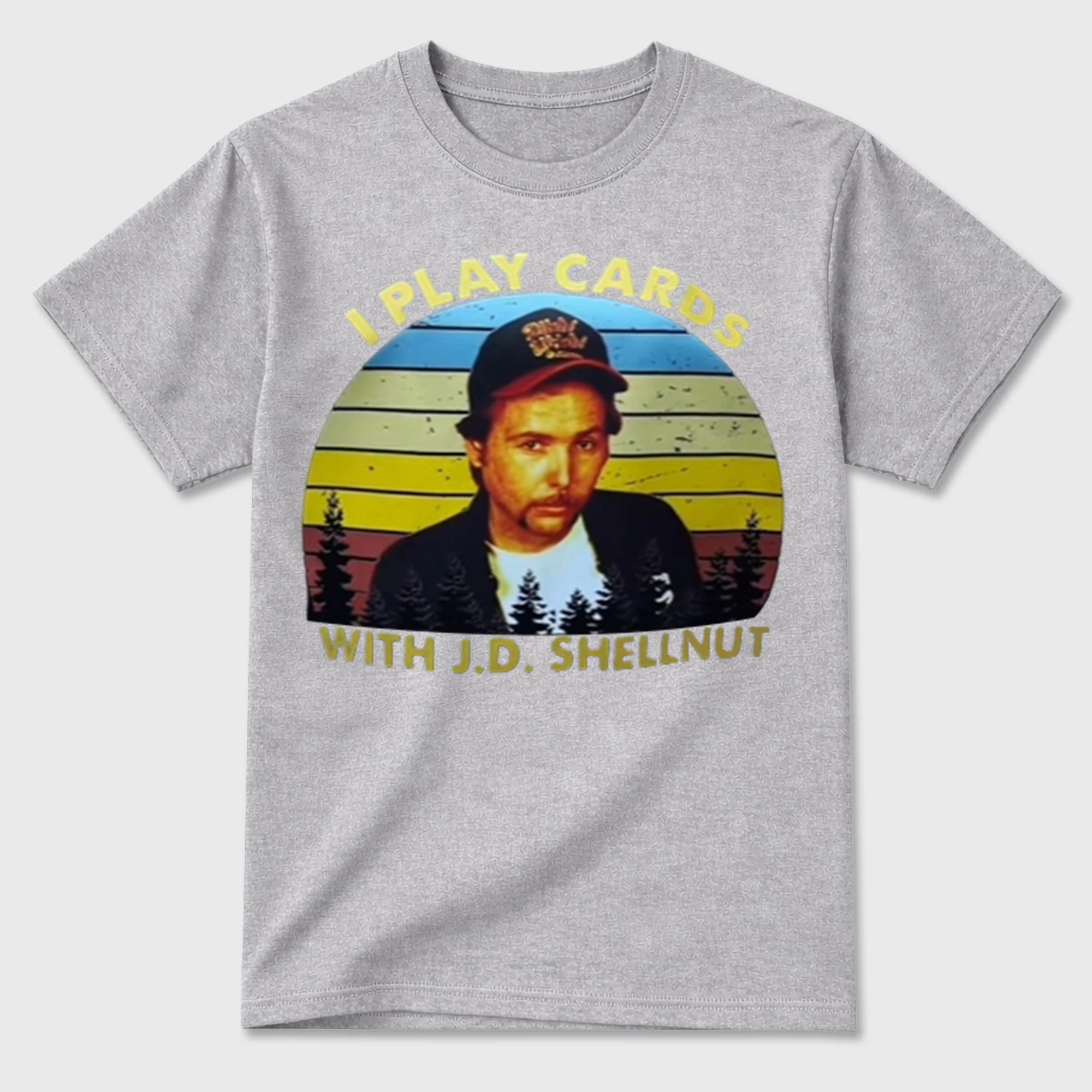 Funny Card Player Vintage Sunset Shirt