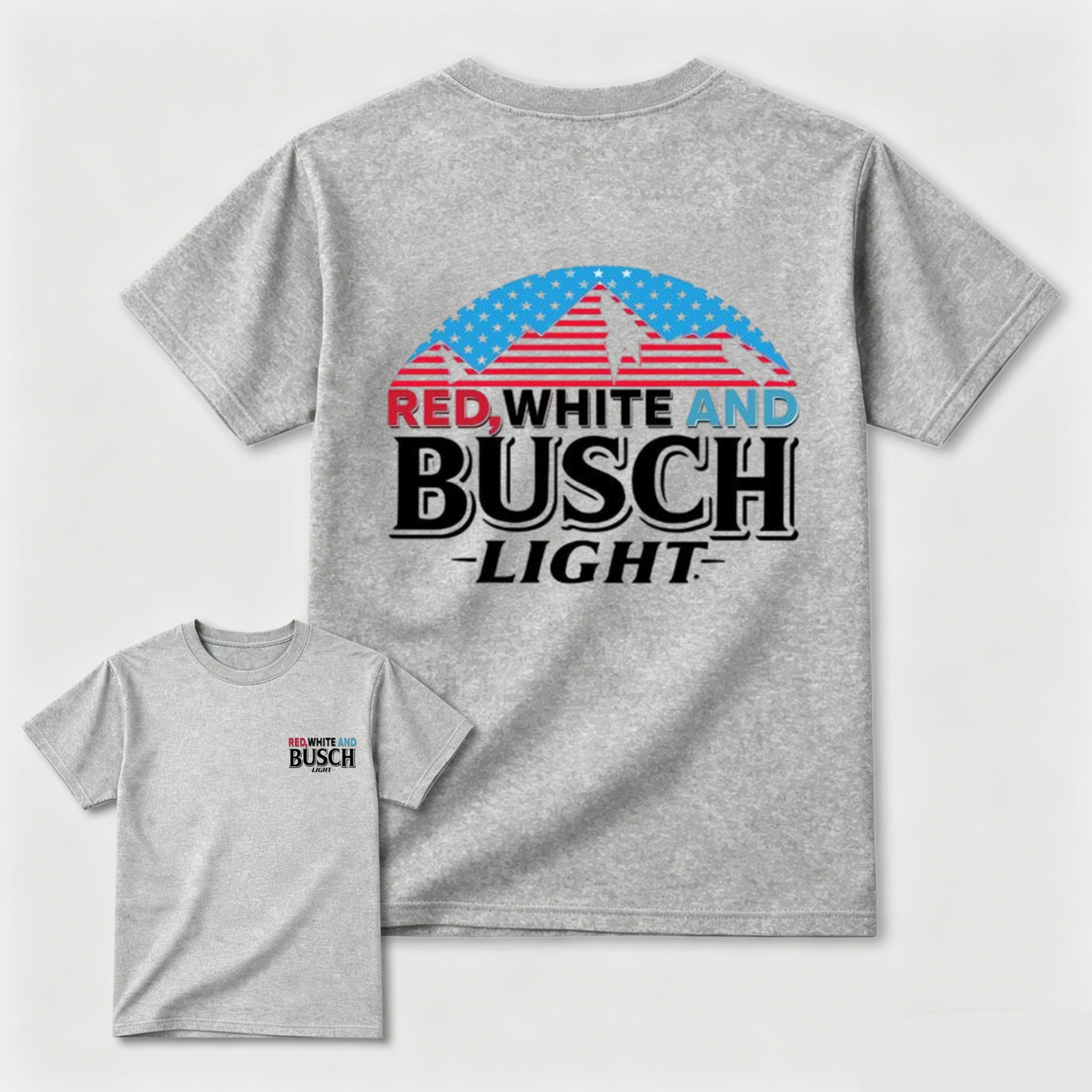 Red White and Busch Light T-Shirt for Men Women