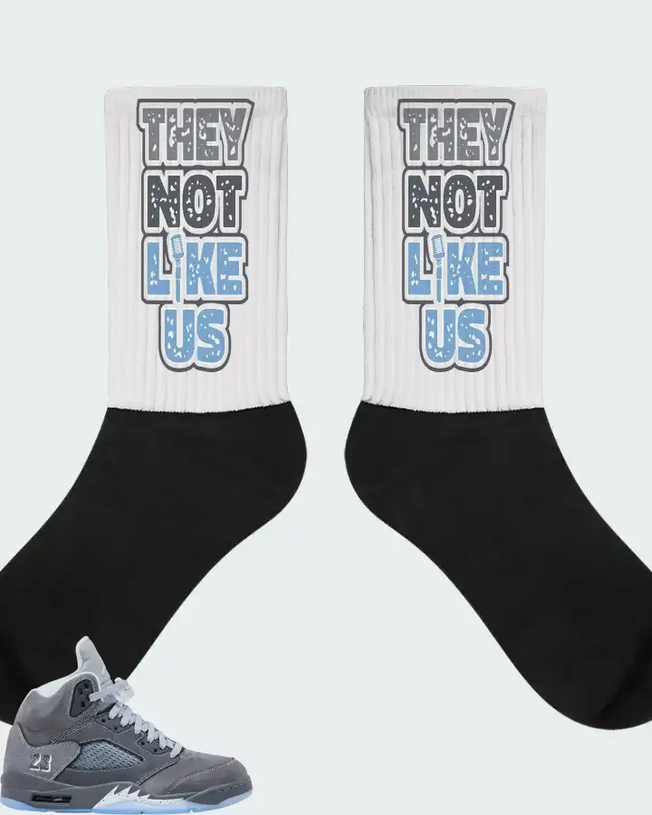 Air Jordan 5 Retro Wolf Grey 2026 Sneaker Matching Socks