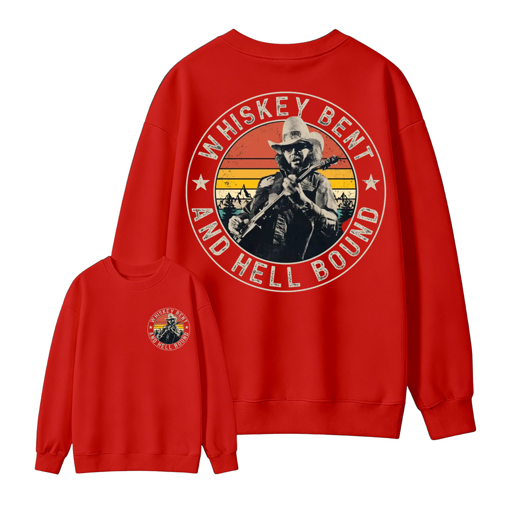 Vintage Country Music T-Shirt, Retro Outlaw Cowboy Graphic  Sweatshirt