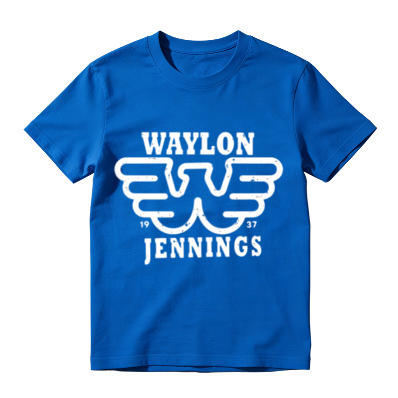 Distressed Double Layer Wing W Symbol Year Letter Print Casual T-shirt