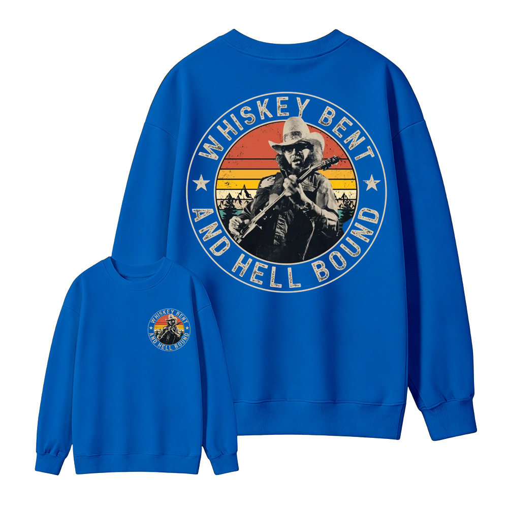 Vintage Country Music T-Shirt, Retro Outlaw Cowboy Graphic  Sweatshirt