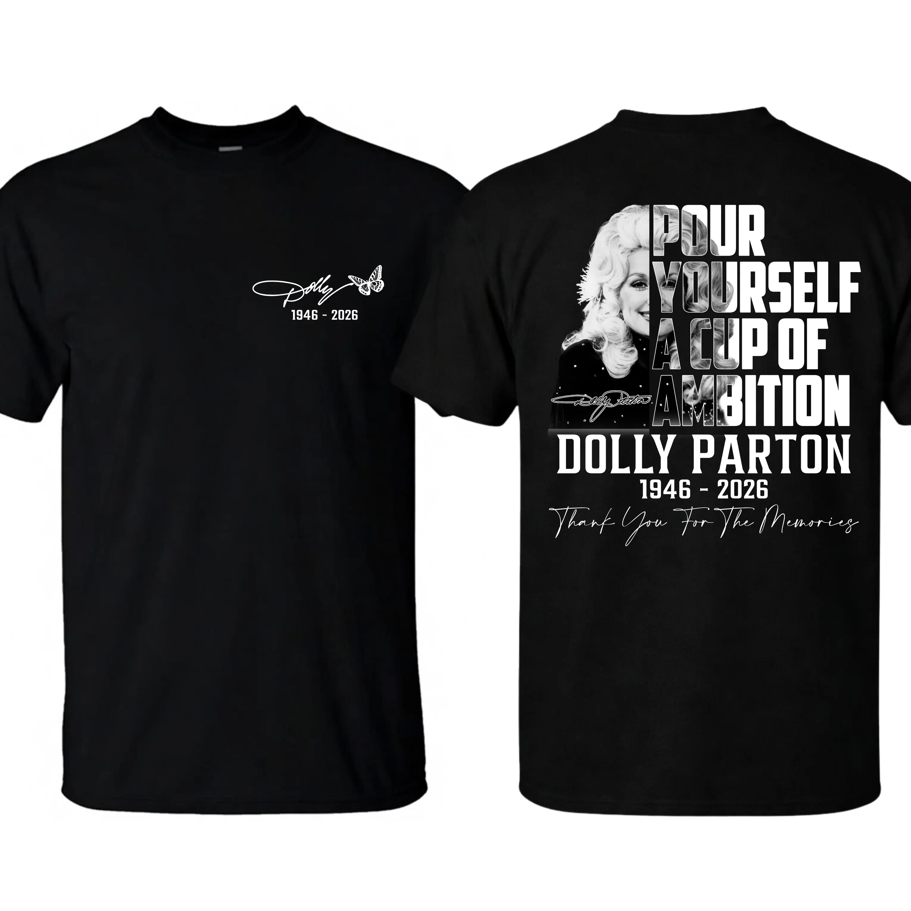 Pour Yourself A Cup Of Ambition Tee, Country Music Legend T-Shirt