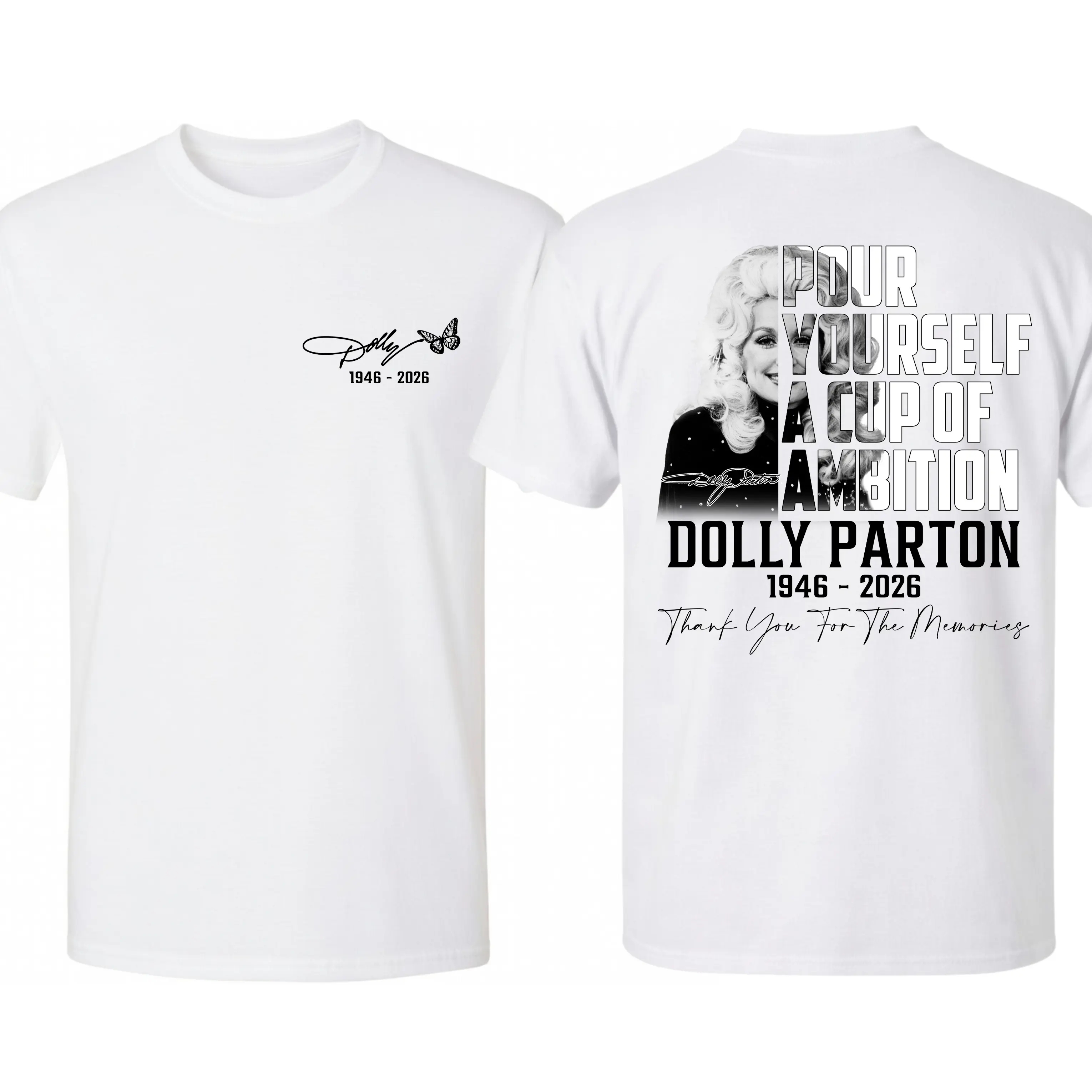 Pour Yourself A Cup Of Ambition Tee, Country Music Legend T-Shirt