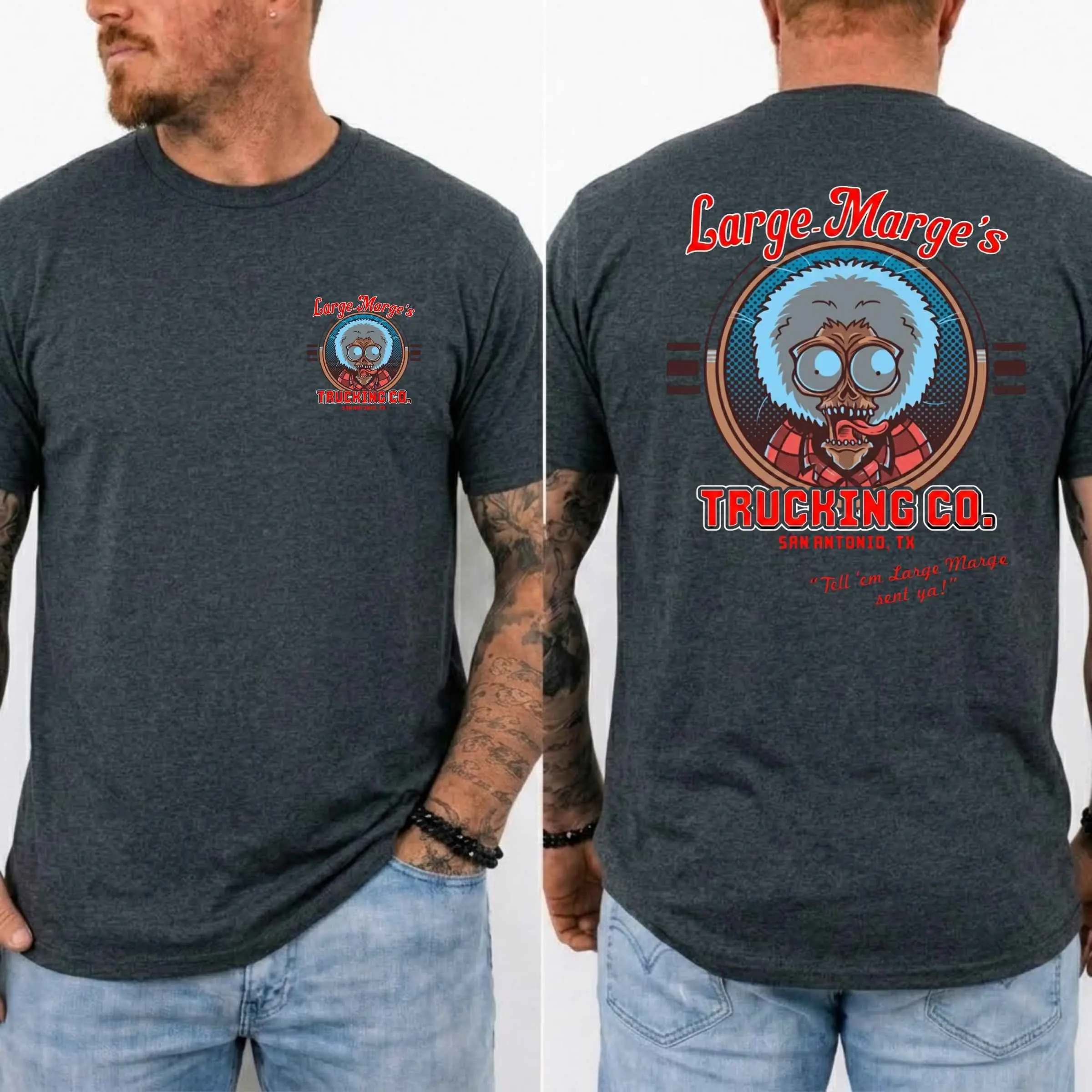  1985 Retro T-Shirt – Vintage Trucker Horror Graphic Tee