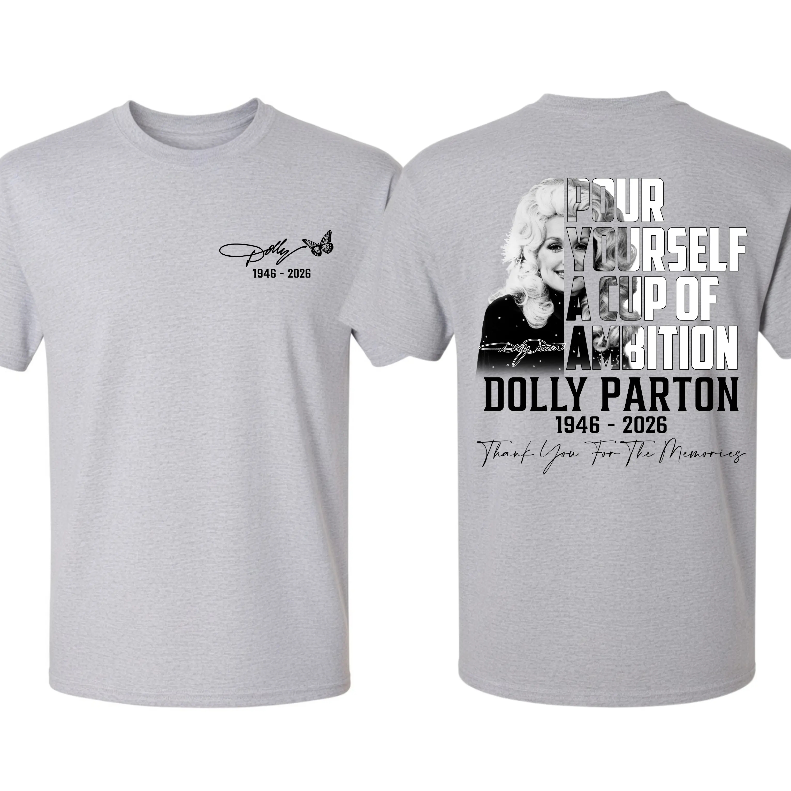 Pour Yourself A Cup Of Ambition Tee, Country Music Legend T-Shirt