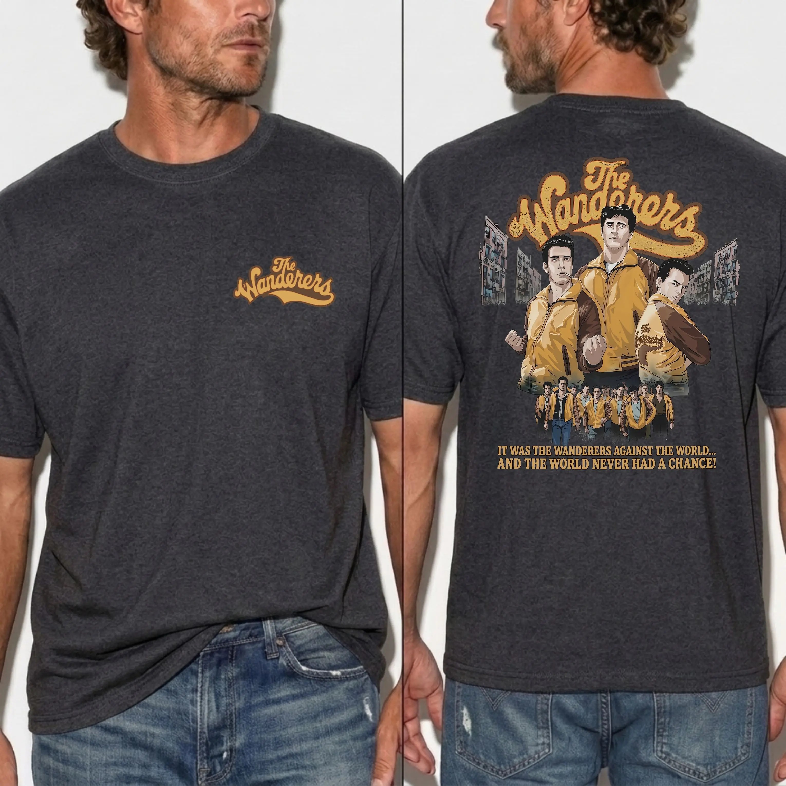 Vintage 1979 Cult Movie Graphic Tee, Retro Gang Film T-Shirt, Classic Movie Fan Gift