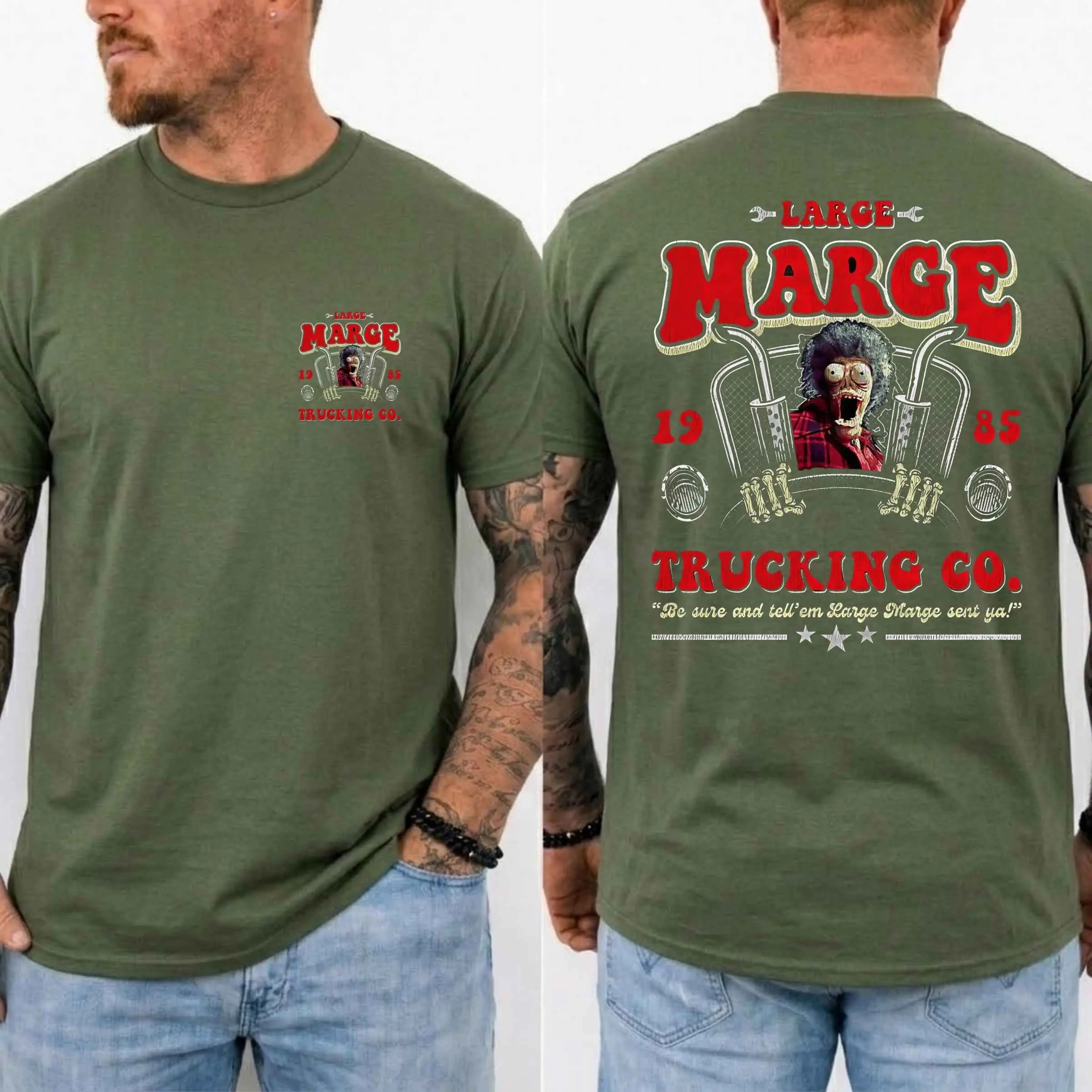 Classic Truck Driver Graphic Tee, Vintage Trucking Shirt, Gift for Truck Drivers, MADE IN USA