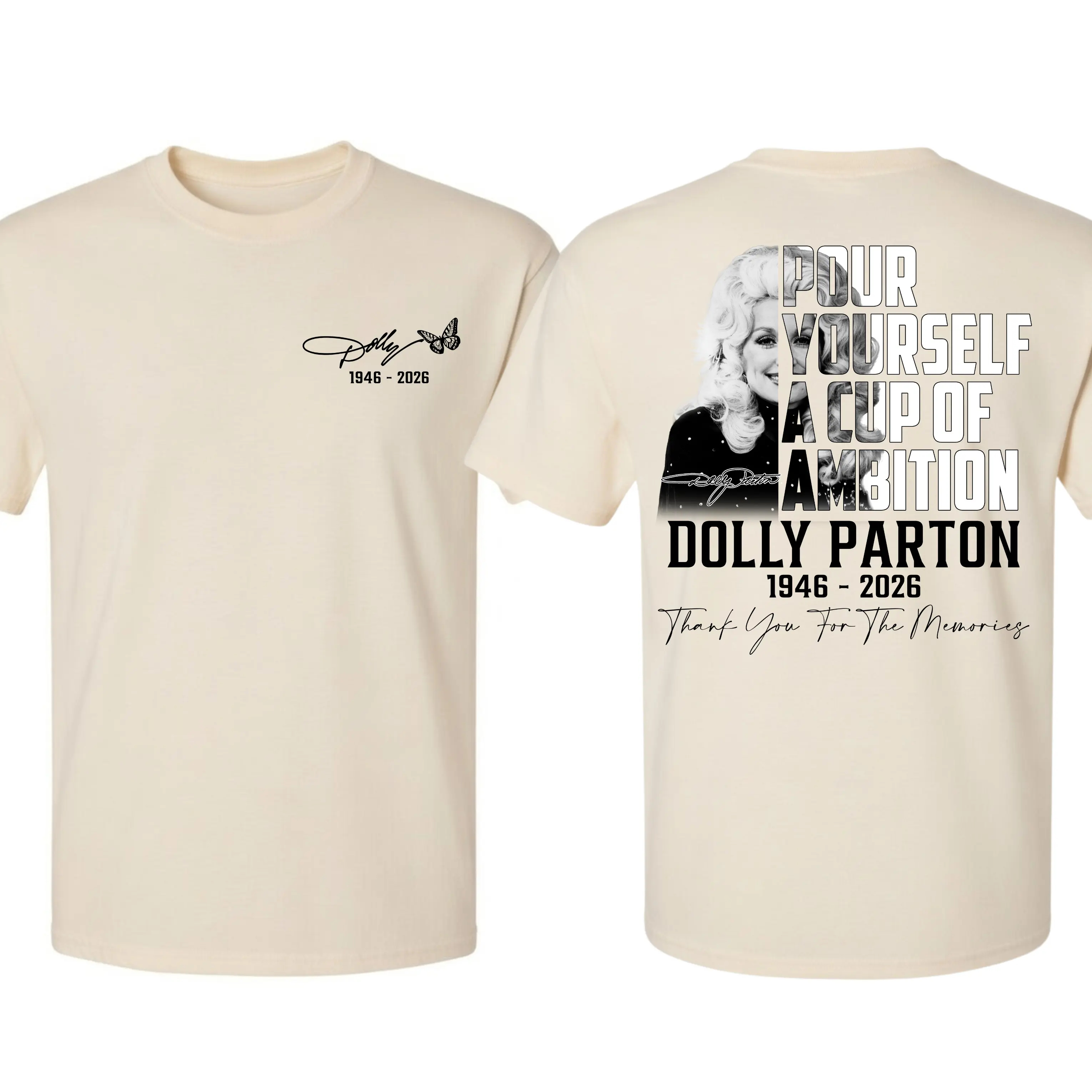 Pour Yourself A Cup Of Ambition Tee, Country Music Legend T-Shirt