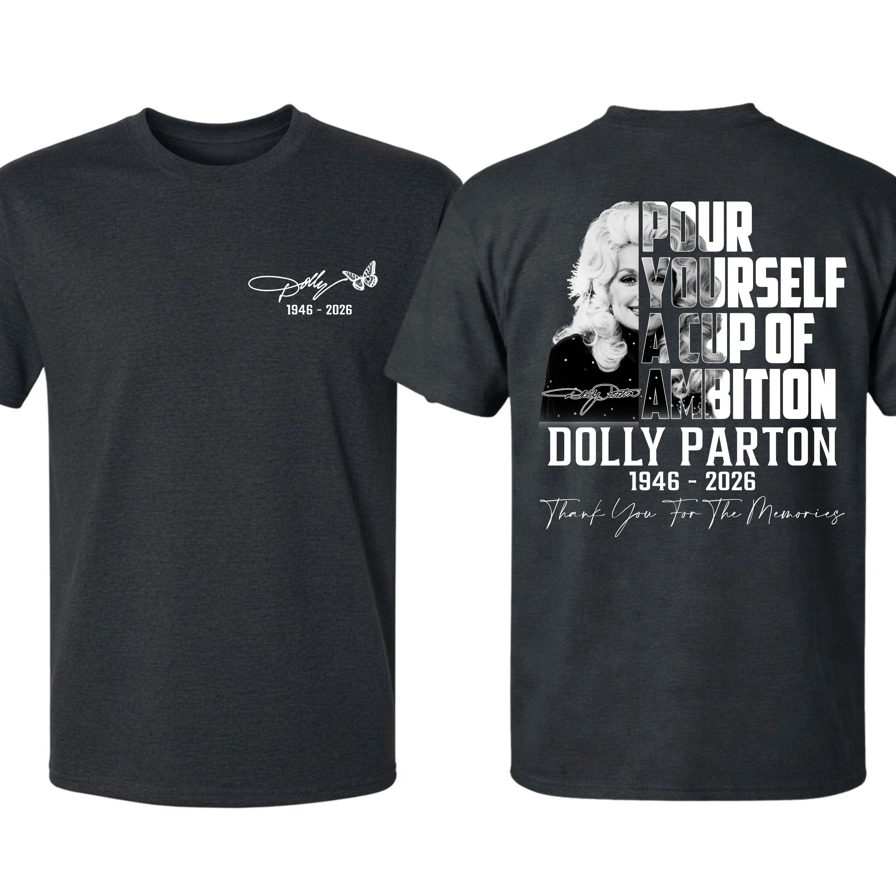 Pour Yourself A Cup Of Ambition Tee, Country Music Legend T-Shirt