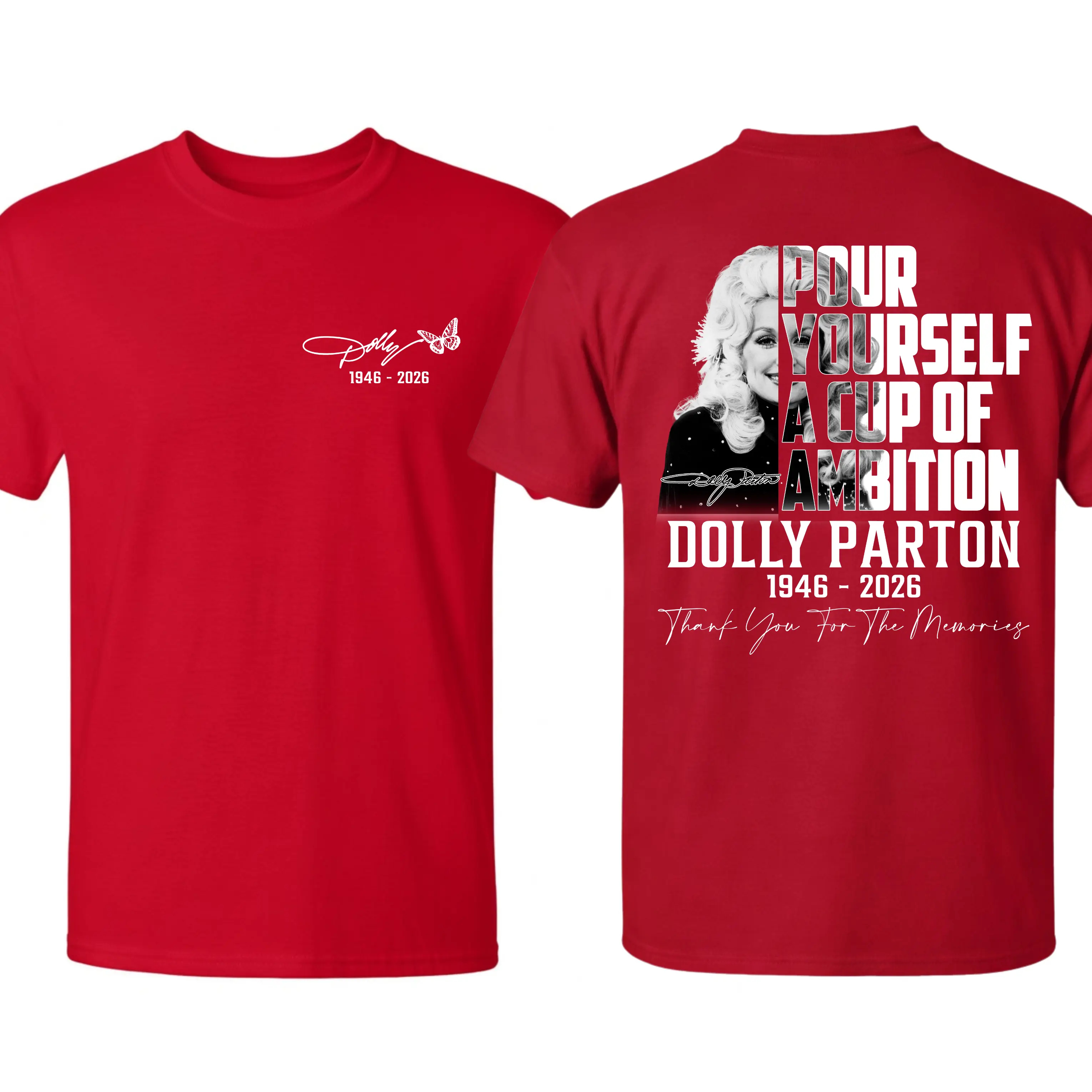 Pour Yourself A Cup Of Ambition Tee, Country Music Legend T-Shirt